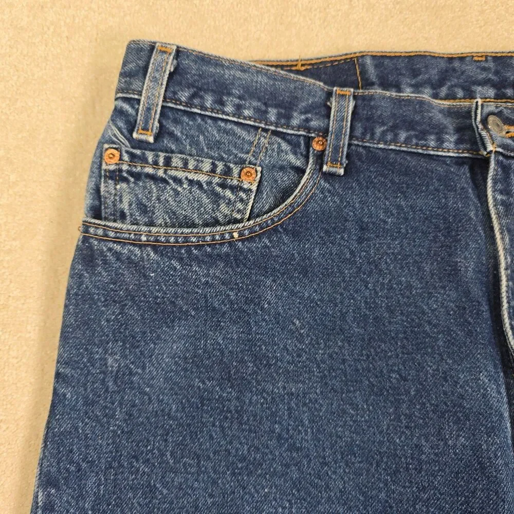 VTG Levis 505 Jeans Regular Fit Straight Leg Jeans Men's Size Tag 38x30